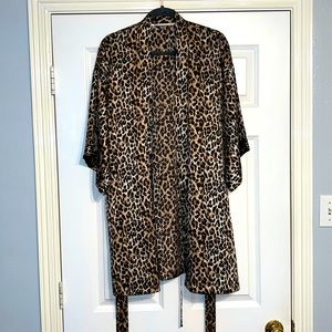 Victoria’s Secret leopard robe